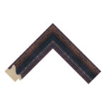 Brown Scoop Picture Frame