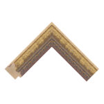 Gold Scoop Picture Frame