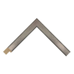 Pewter and Black Flat Picture Frame