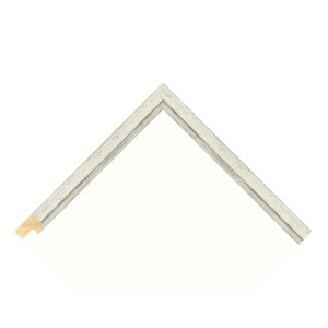 White Bevel Picture Frame