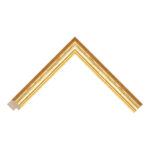 Gold Scoop Picture Frame