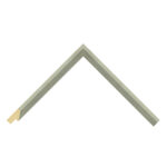 Pale Grey Open-Grain Bevel Picture Frame