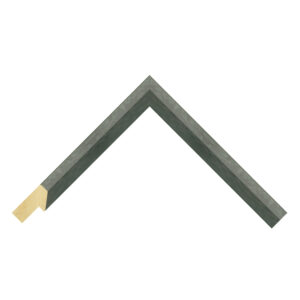 Dark Grey Open-Grain Bevel Picture Frame