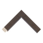 Brown with Silver Sight Edge Flat Picture Frame