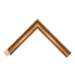 Black and Gold Scoop Picture Frame