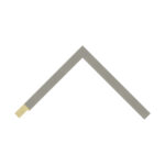Pale Grey Open-Grain Flat Picture Frame