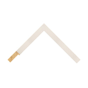 White Open-Grain Box Picture Frame