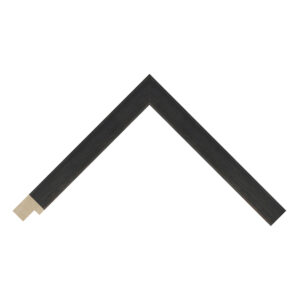 Black Distressed Flat Picture Frame