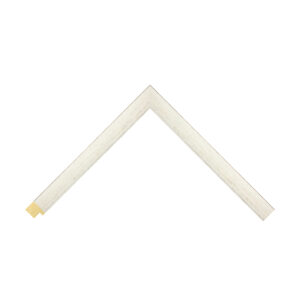 White Distressed Flat Picture Frame
