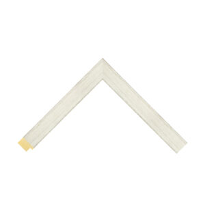 White Distressed Flat Picture Frame