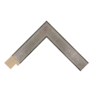 Pewter and Black Flat Picture Frame