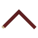 Red Closed-Grain Cushion Picture Frame