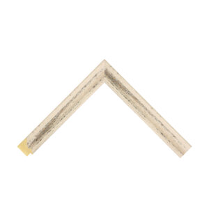 Taupe Distressed Scoop Picture Frame