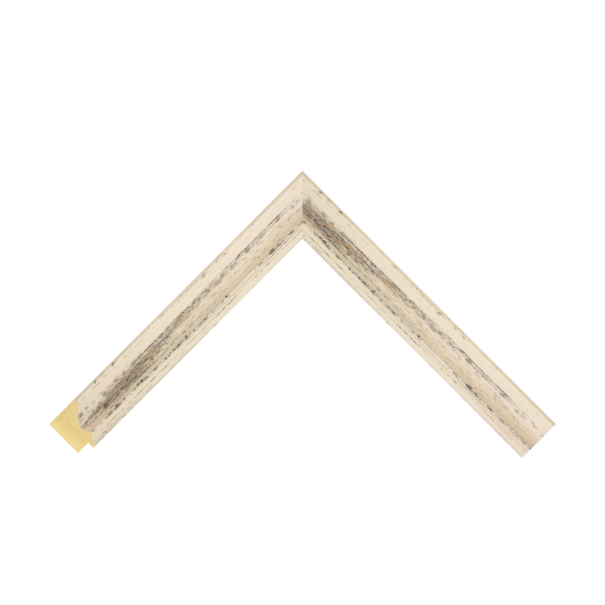 Taupe Distressed Scoop Picture Frame