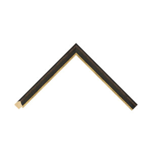 Black Gold Scoop Picture Frame