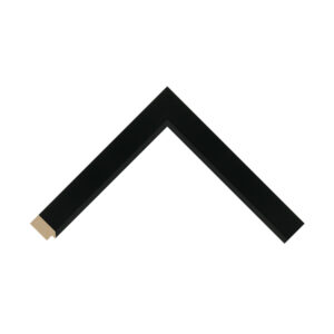 Black Open-Grain Bevel Picture Frame
