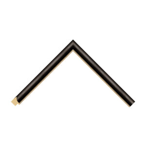 Burghley Black and Silver Scoop Picture Frame