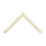 Burghley White and Silver Scoop Picture Frame