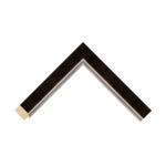 Greenwich Walnut Silver Flat Picture Frame