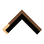 Wenge L Shape Flat Picture Frame