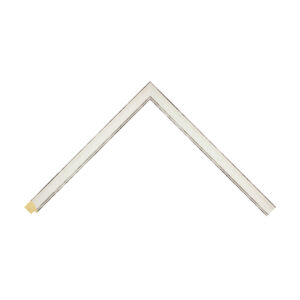 White Bevel Picture Frame