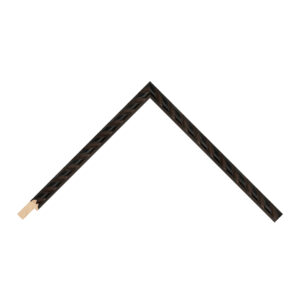 Black Rope Antique Flat Picture Frame