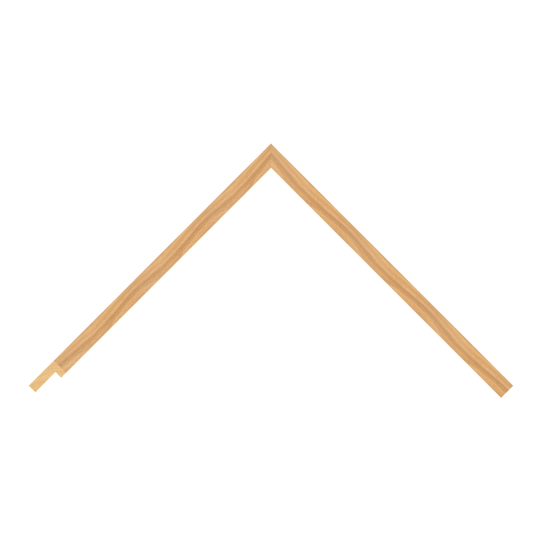 Natural Open-Grain Flat Picture Frame
