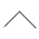 Pewter Ribbed Box Picture Frame