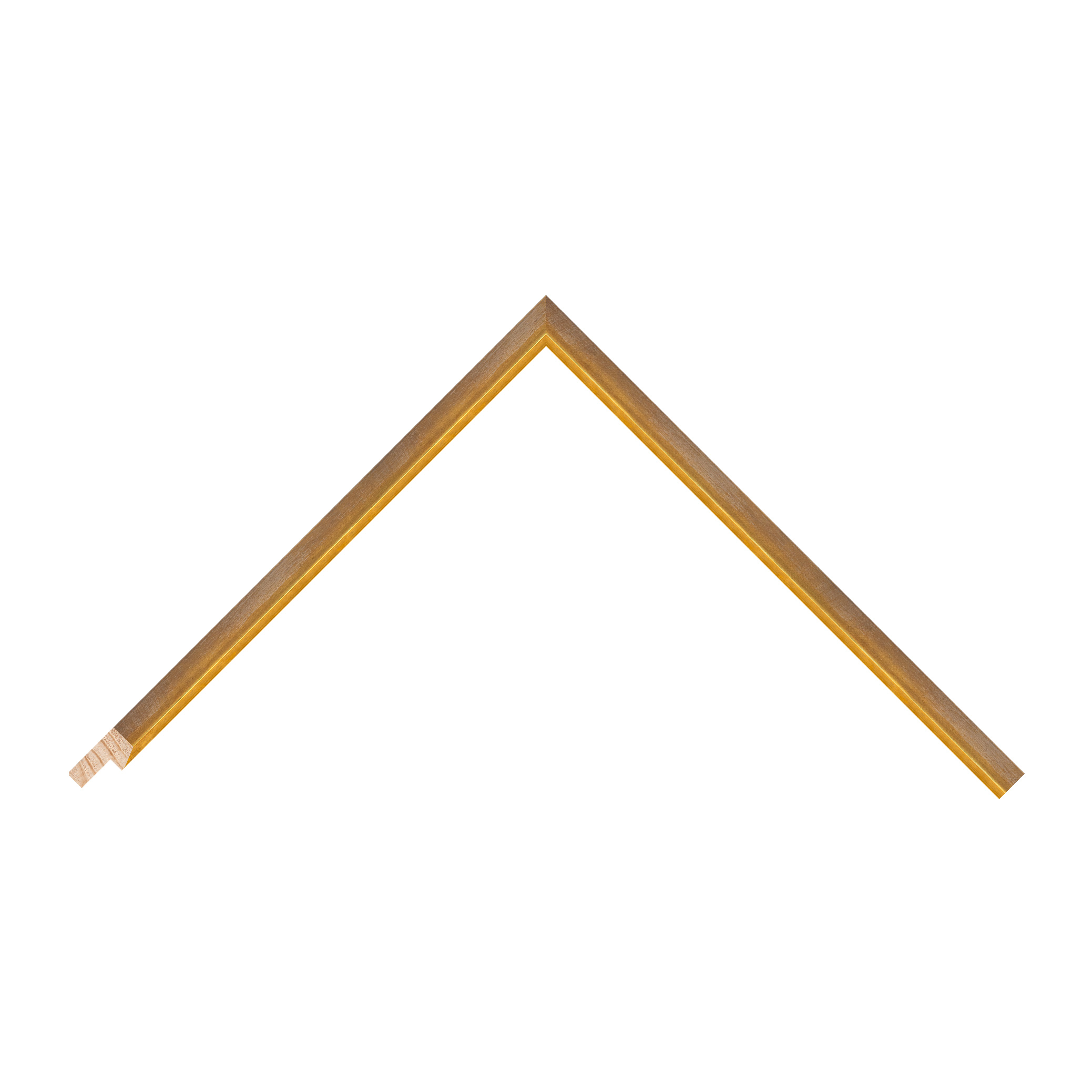 Beaufort Gold Block Picture Frame