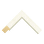Cream Open-Grain Bevel Picture Frame