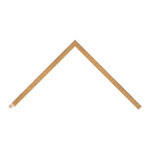 Raw Oak Flat Picture Frame