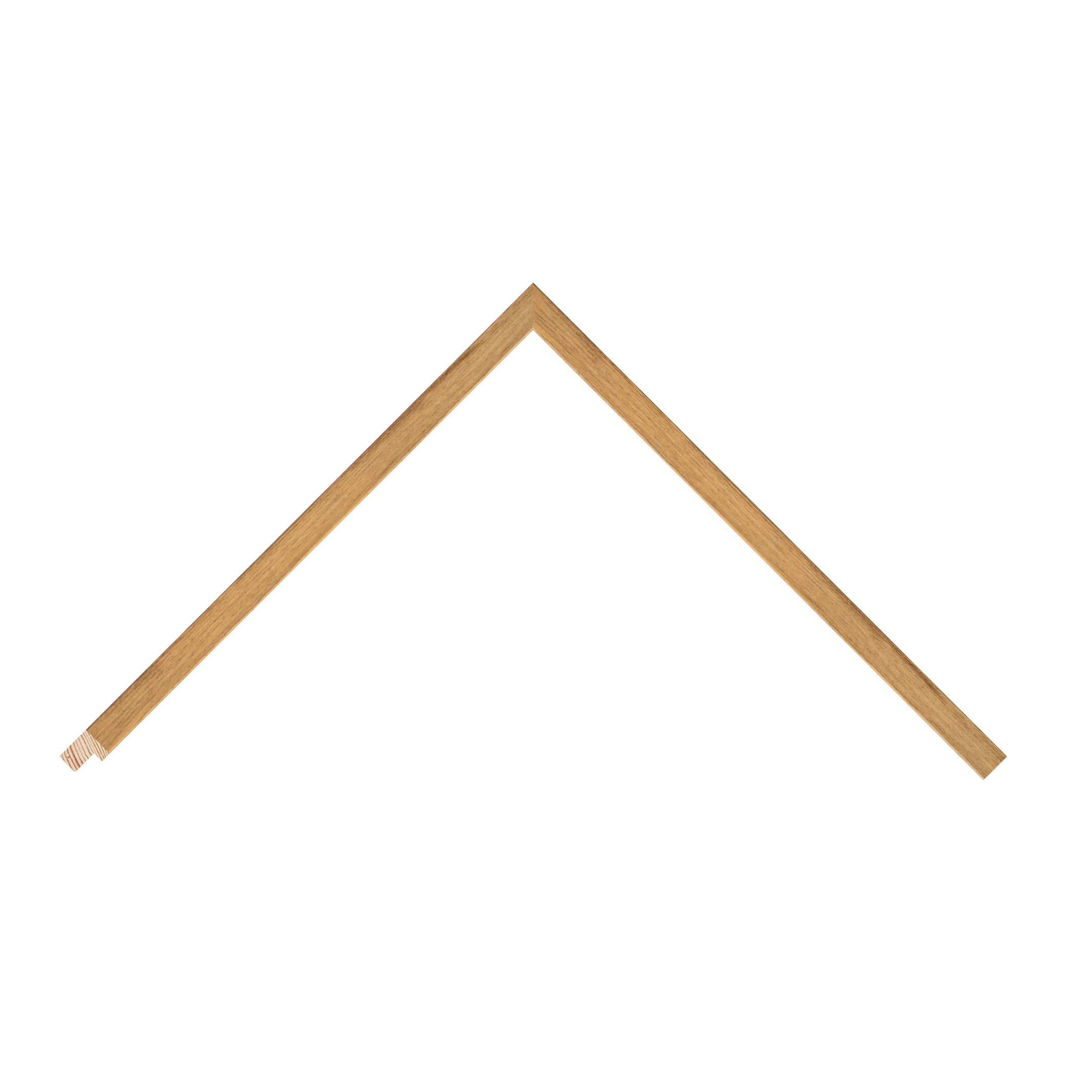 Raw Oak Flat Picture Frame