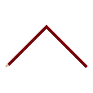 Red Open-Grain Flat Picture Frame