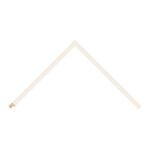 White Open-Grain Flat Picture Frame