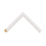 White Scoop Picture Frame