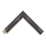 Black and Silver Scoop Picture Frame