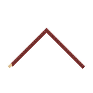 Dark Red Bevel Picture Frame