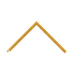 Yellow Bevel Picture Frame