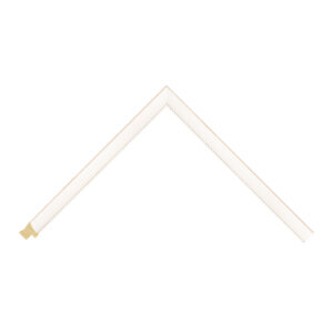 White Scoop Picture Frame