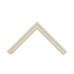 Chatsworth White Antique Scoop Picture Frame