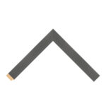 Grey Open-Grain Flat Picture Frame