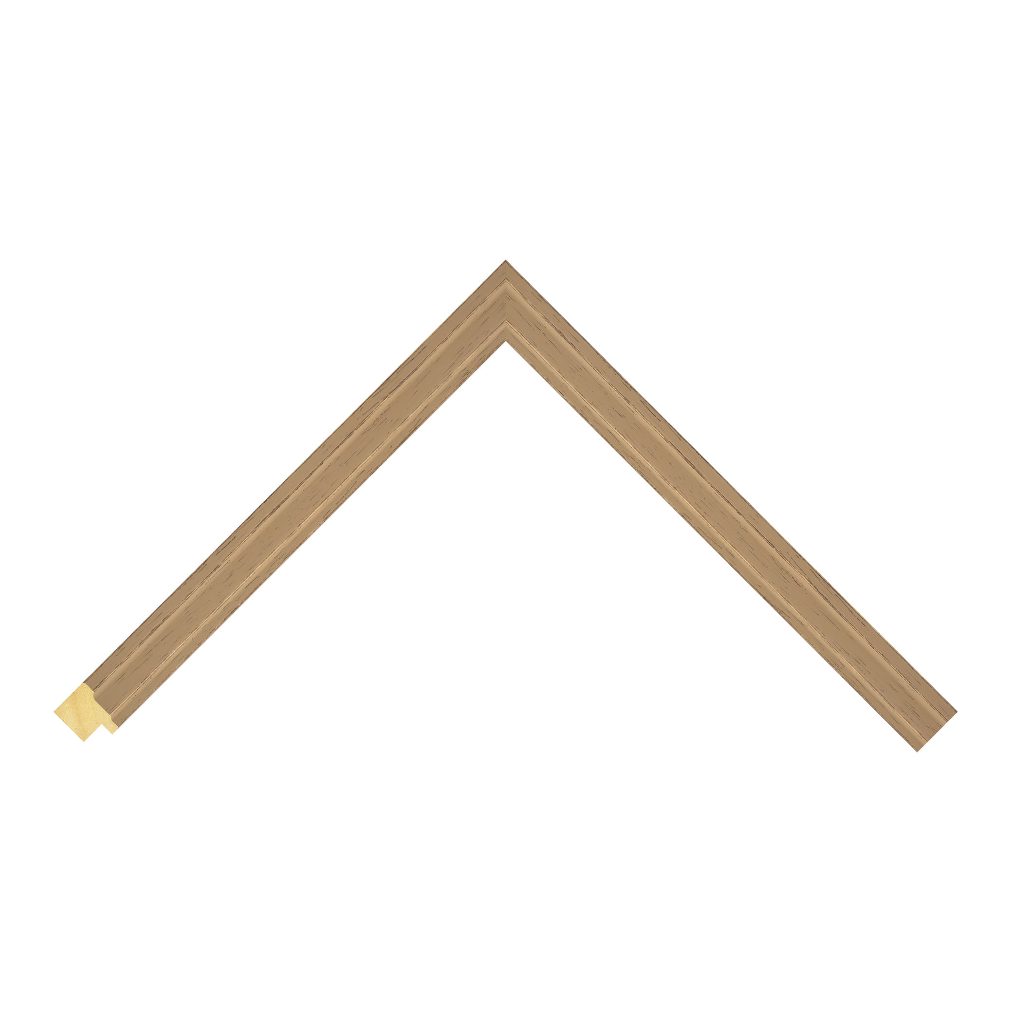 Cream Open-Grain Step Picture Frame