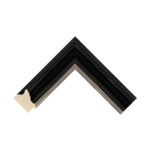 Wentworth Black Silver Scoop Picture Frame