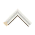 Wentworth White Silver Scoop Picture Frame