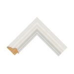 White Open-Grain Reverse Picture Frame