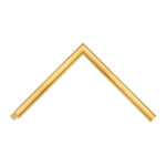 Gold Scoop Picture Frame