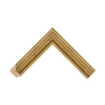Hampton Gold Scoop Picture Frame