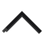 Brushed Black Bevel Picture Frame