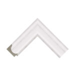 White Scoop Picture Frame