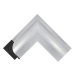 Matt Silver Scoop Picture Frame